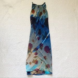 90’S VINTAGE FLORAL MIDI DRESS